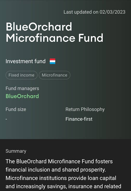 Fund detail